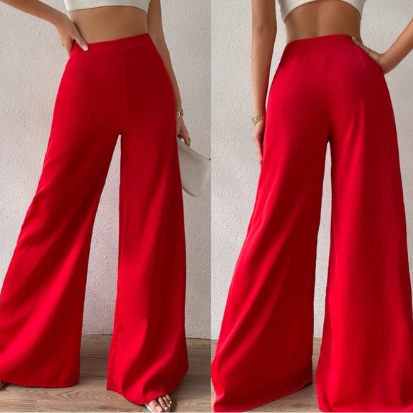 Comfy high waisted wide leg pants - Picture 7 of 16